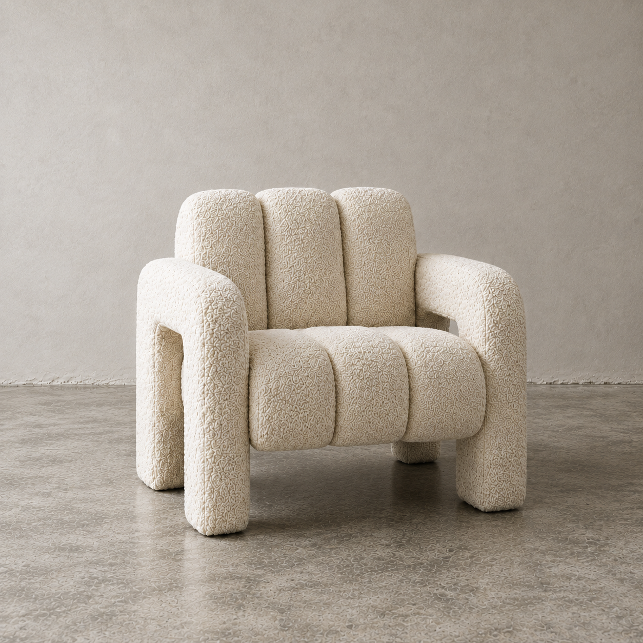 Arlo Bouclé Lounge Chair