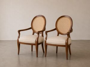 Luna Cane Dining Chairs